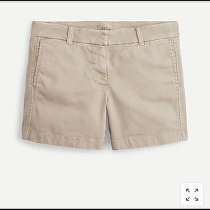 Jcrew Khaki 5 inch Chino Short size 2